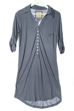 BETTER RICH Tunikabluse Damen Bluse Gr. DE 36 blau Casual-Look