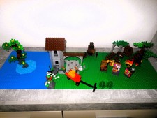 Lego, Bricklink, Mittelalter, Schreinerei, See, Kutsche, Markt, Holzhandel, 