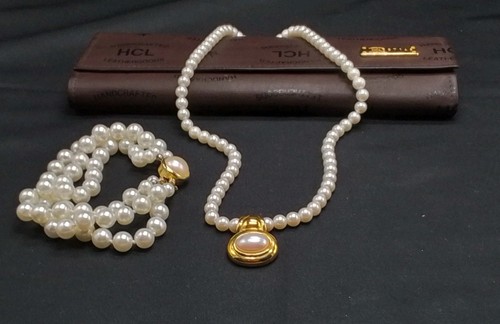 Collier perlenkette - collier,