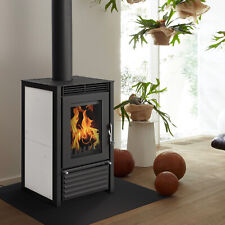 Kaminofen wasserführend Schmitzker Marbella Compact Holzofen Weiß Kamin 8 kW