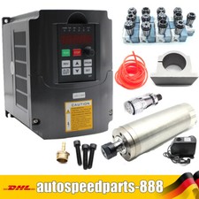 2.2KW CNC Wassergekühlte Fräsmotor Spindle Fräse Spindel+Frequenzumrichter ER20