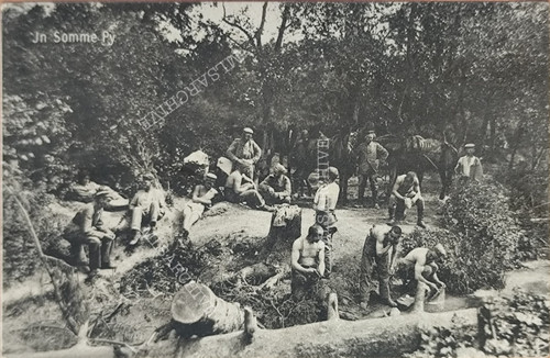 Soldaten somme postkarte - somme, py