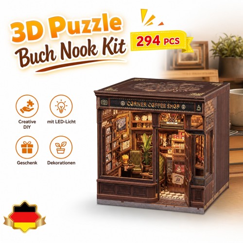 Miniaturhaus book nook - 3d,