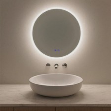 Runder Badspiegel mit