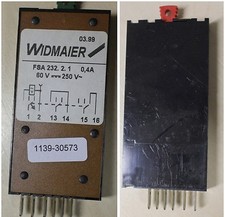 WIDMAIER Fernmeldeschutzschalter FSA232.2.1  - 0,4A - 60V= - 250V~