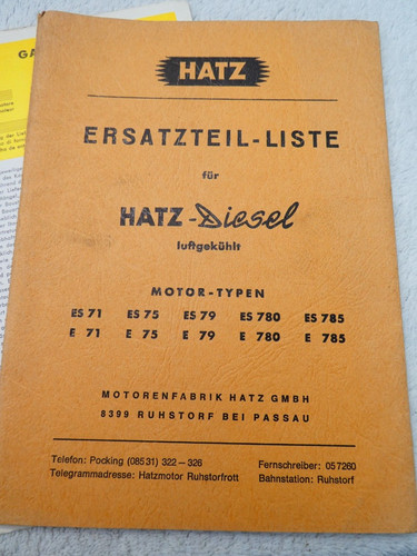 Hatz diesel es 785 - hatz, 75