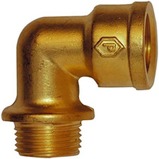 Cornat T396101 Messing Winkel 1/2 Zoll IG / AG