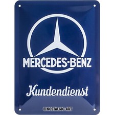 Relief blechschild mercedes - relief-blechschild, "mercedes