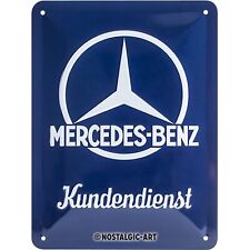 Relief-Blechschild "Mercedes