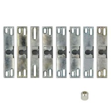 Premium Türschnäpper + Ringhülse für Balkon-, Terrassen- und andere Fenstertüren