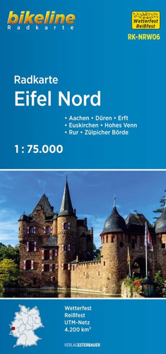 Bikeline radkarte eifel - eifel, nord