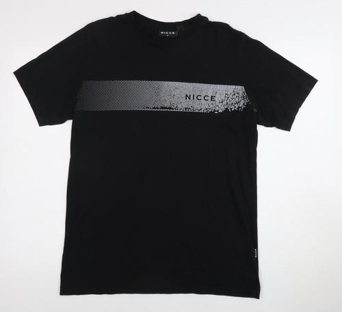 Nicce herren shirt schwarz - t-shirt,