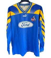 1. FC Köln Trikot Auswärts 1995/1996 Ford Puma Gr. L - signiert Toni Polster