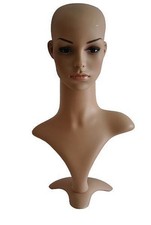 Perückenkopf Dekokopf Kopf Damenschaufensterpuppe weiblich Modellkopf Hutständer