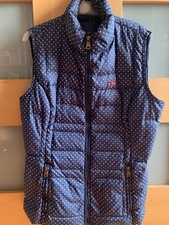 SUPER:Leichte Daunen Napapijri Weste Damen blau mit weißen PunktGröße M ca.36/38