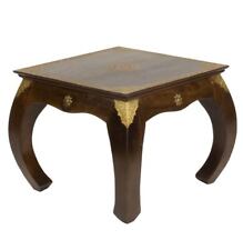 Indischer Opiumtisch Messing