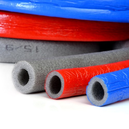 10m rohrisolierung rot - rot, blau