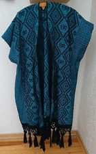 Damen Poncho Überwurf mit
