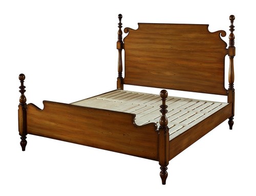 Nostalgie bett echtes holz - echtes,