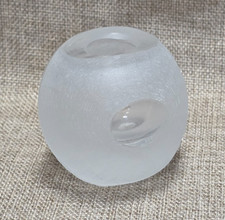 Vintage Studioglas Glasvase Rainer Model 1977 signiert Unikat