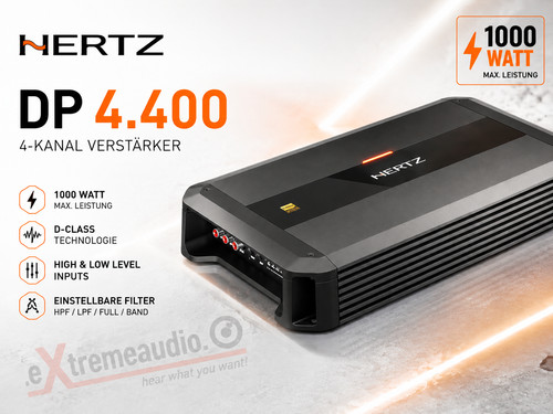 Hertz 400 4 kanal - dp, 4-kanal