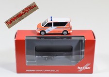 Herpa 1:87 H0 - VW T6 Bus "Feuerwehr Airport Frankfurt" - Art. 095617 - G 157
