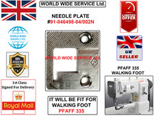 PFAFF 335 WANDERFUSS NADELPLATTE #91-046498-04/002N INDUSTRIELLE NÄHMASCHINE