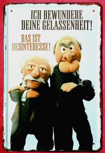Blechschild 20x30 muppets - 20x30,