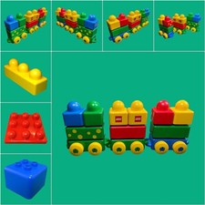 Lego Duplo Primo Baby Platte Raupe Fahrzeug Bauplatte Baustein Rassel  #IKE1