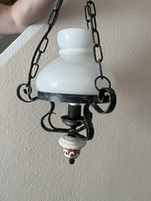 Bauernlampe Retro Vintage Alt Küchenlampe Top Zustand  Hängelampe Schmiedeeisen 