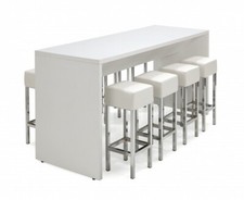 Neuware Theke Stehtisch Tisch Loungetisch Bar Bartisch 220x80x110 Büro cab0002