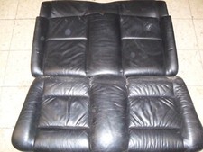 VW Golf 4 Cabrio Leder Rückbank Rücksitzbank schwarz