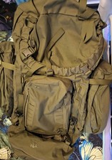 Tasmanian Tiger TT Range Pack MKII Oliv 100L Rucksack + kleiner Zusatztasche