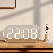 LED Digital Wecker Elektronische Uhr Tischuhr Für Schlafzimmer Wohnzimmer Deko