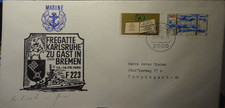 Brief Bremen 30.1.1980  FREGATTE KARLSRUHE ZU GAST IN BREMEN  F 223