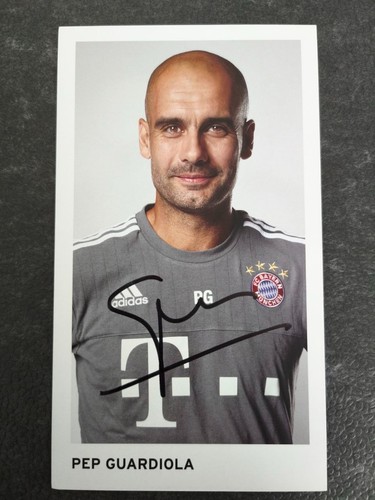 Pep guardiola handsigniert - guardiola, --