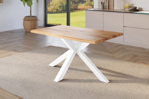 Esstisch baumkante holz - esstisch,