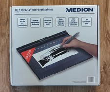 Medion USB Grafiktablett 30,7 cm / 12,1 " ultraflach funktionstüchtig komplett