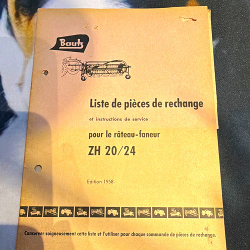 Bautz râteau faneur - 20/24, râteau-faneur
