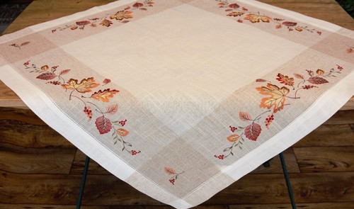 Buntes herbstlaub tischdecke - buntes,