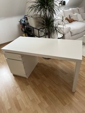 IKEA MALM Schreibtisch Weiß