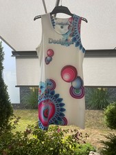 DESIGUAL Damen Etuikleid Sommer, weiß /buntGr. Xl