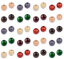 5 große Holzkugeln Deko Kugeln Dekoperlen - Ø 40 mm - lackiert - versch. Farben