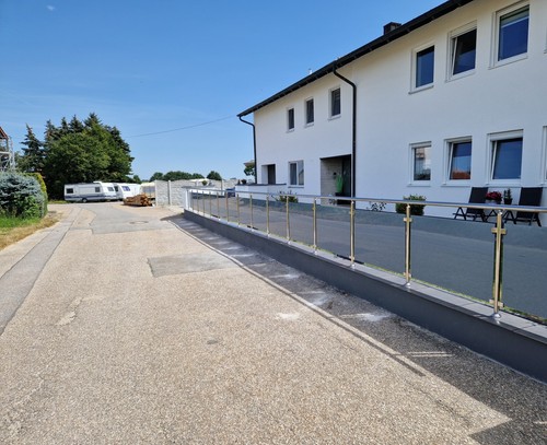 Edelstahl vsg glas balkon - vsg,