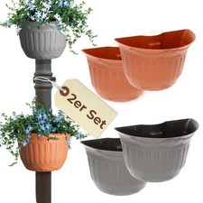 Blumentopf für regenrohr - für, 2er