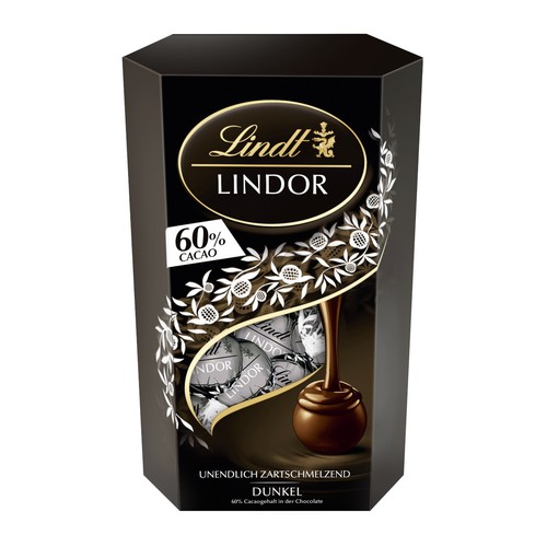 Lindor cornet dark kugeln - lindor, 60
