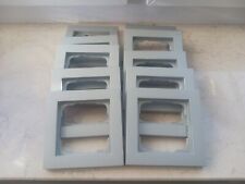 Gira 10stück  In Farbe Alu, Silber 1-fach Rahmen E2 System 55