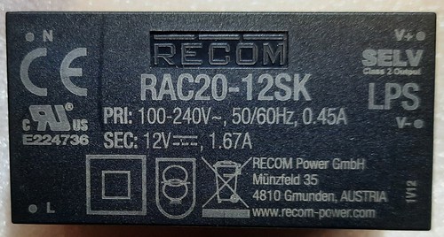 Stück rac20 12sk - rac20-12sk, recom