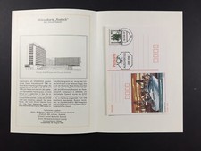 DDR ERINNERUNGSBLATT 1990/28 GANZSACHE BILD-POSTKARTE ROSTOCK SCHIFFE MS ARKONA