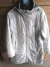 Jack Wolfskin gesteppter Creme weißer Damenmantel Gr. Xl